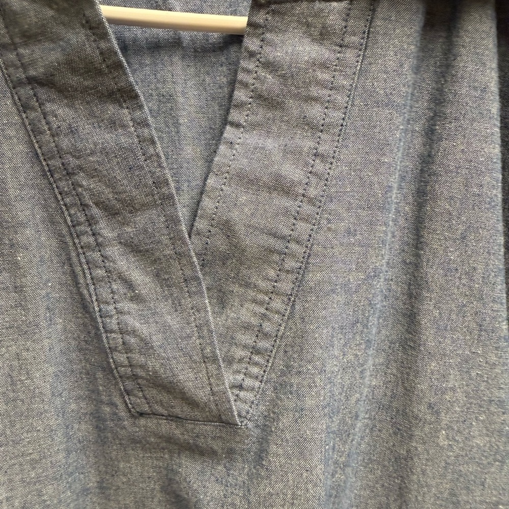 Banana Republic Chambray Above the Knee Denim Shirtdress, Size Small Like New - Picture 4 of 12